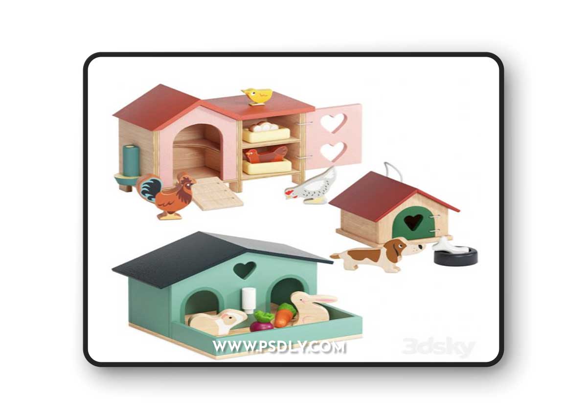 Tender Leaf Animal Toys Set