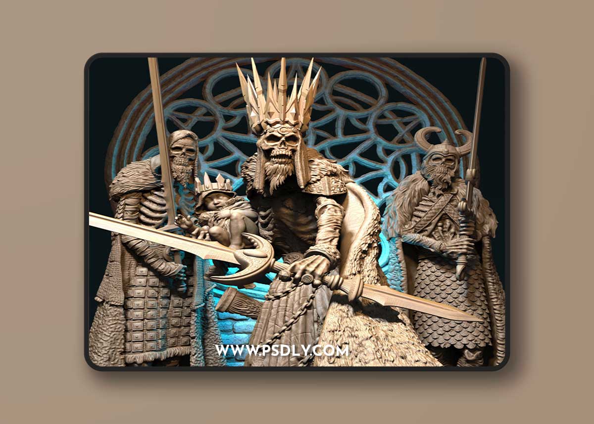 The Crown Prince Diorama – 3D Print Model