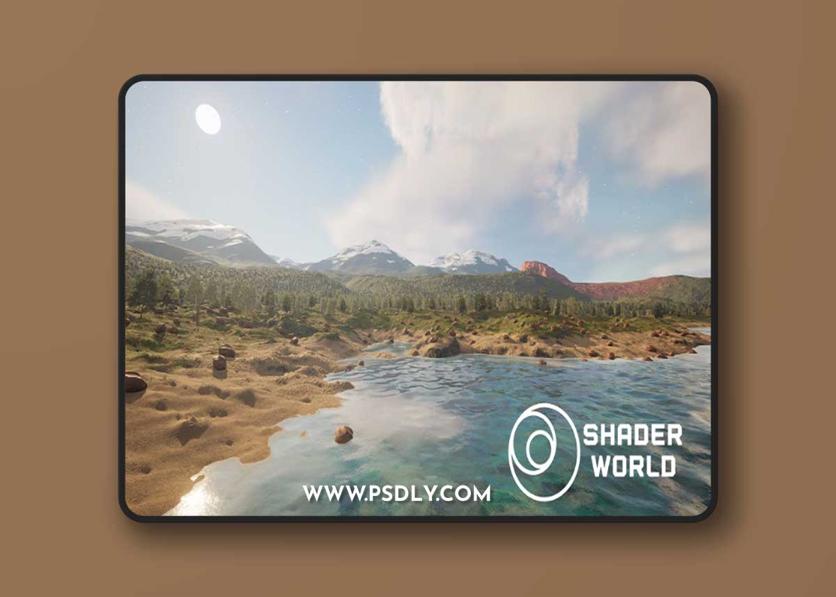 UE - Shader World : procedural landscape, ocean, foliage v2.7.1