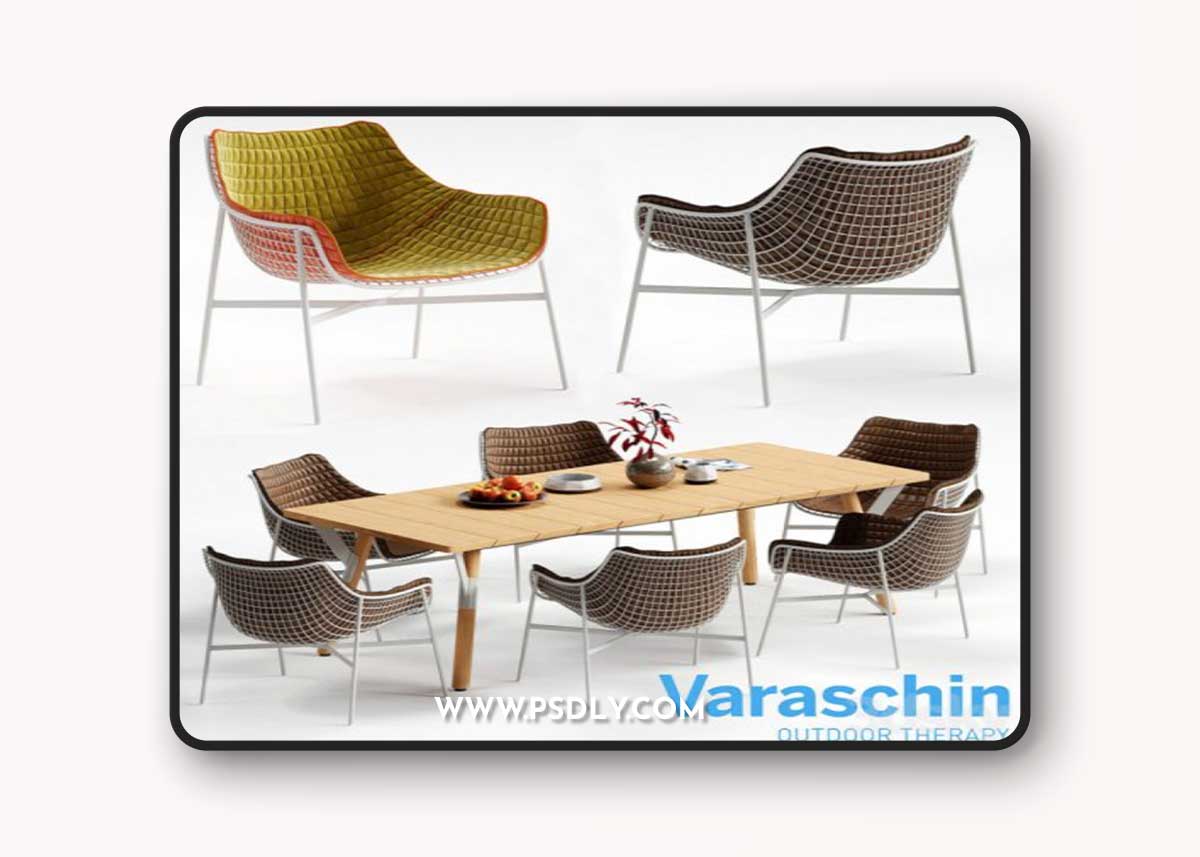 Varaschin SUMMERSET Chair and LINK Table