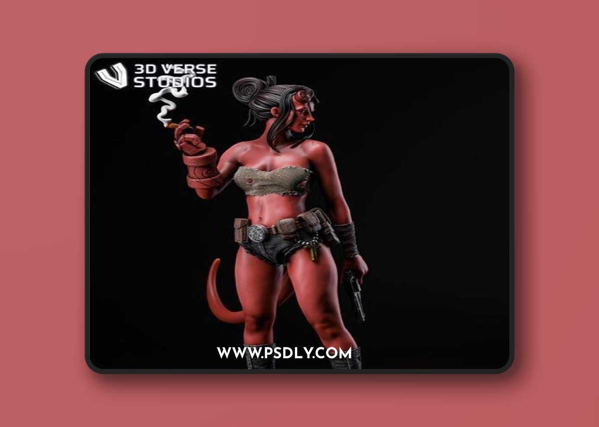 Verse Studios - Hellgirl – 3D Print Model
