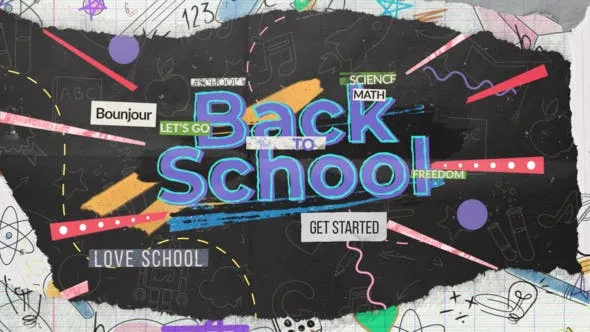 Videohive Back to School Intro Opener 47548741