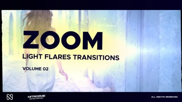 Videohive Light Flares Zoom Transitions Vol. 02 47223975