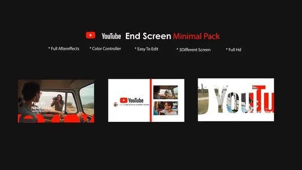 Videohive Youtube End Screen Pack 3 47444367