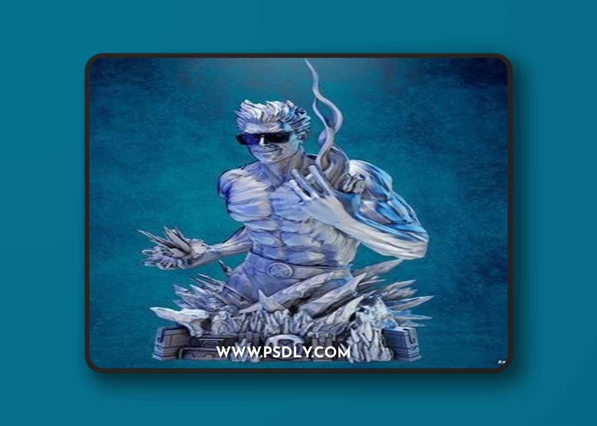 WICKED - Iceman Bust – 3D Print Model
