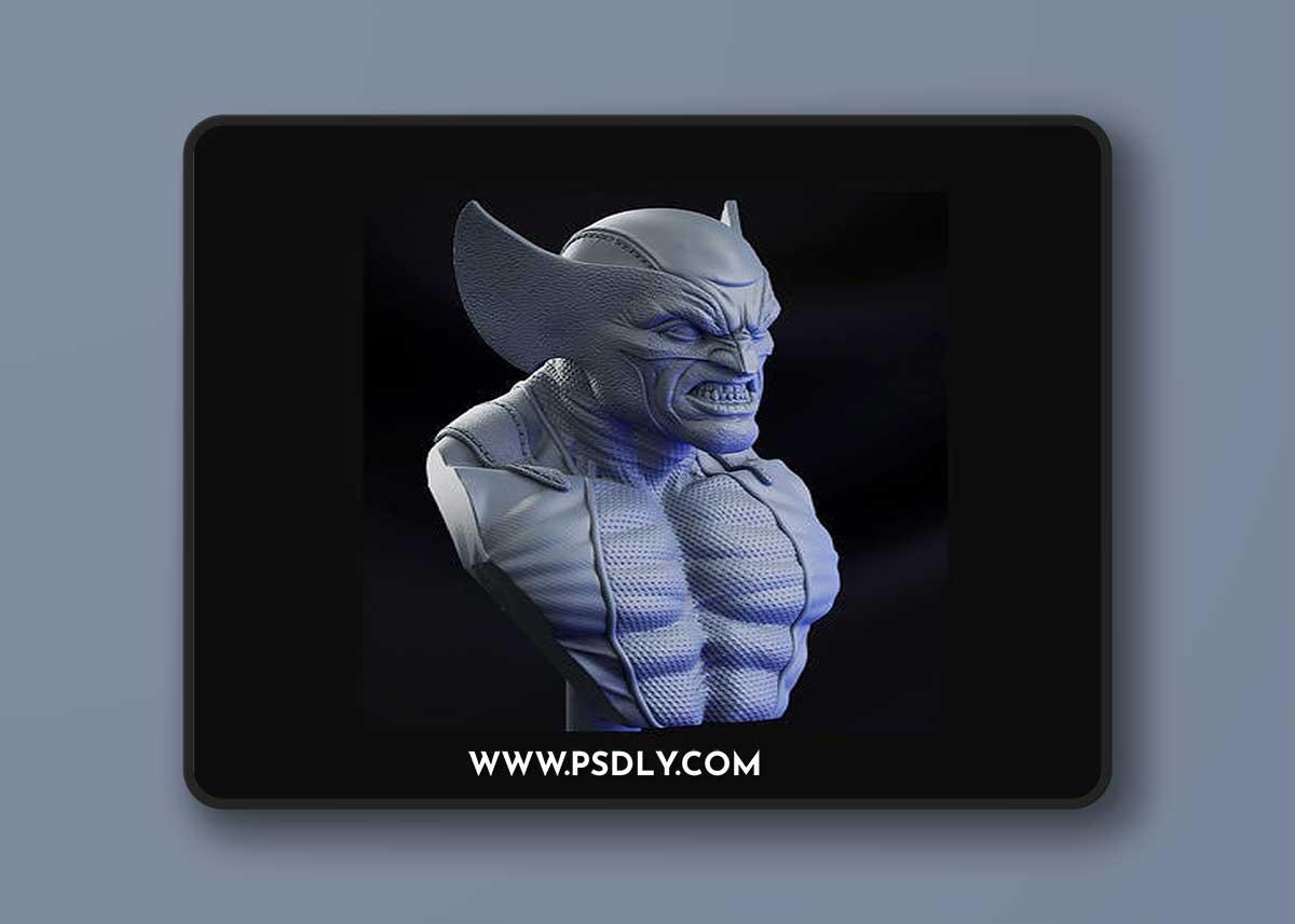 WolverineBust – 3D Print Model