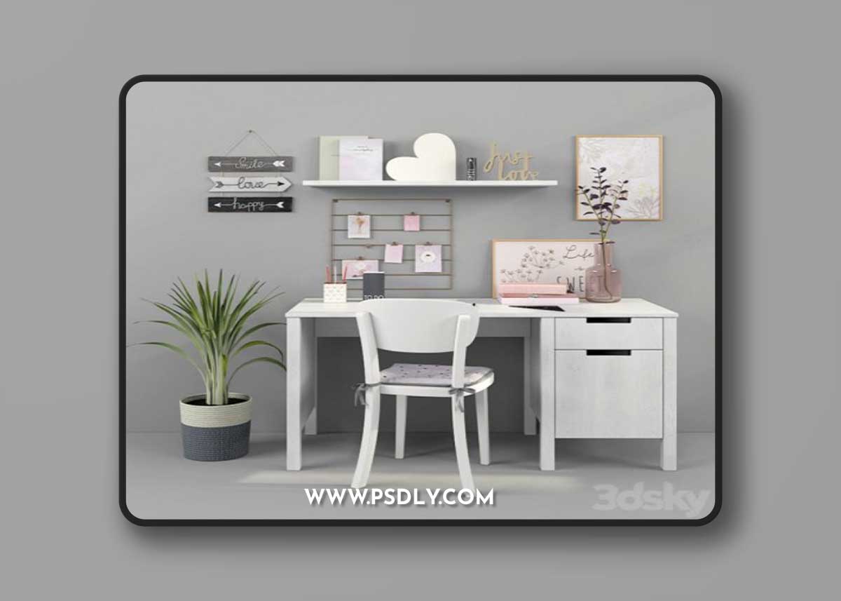 Writing Table and Decor For a Nursery 15