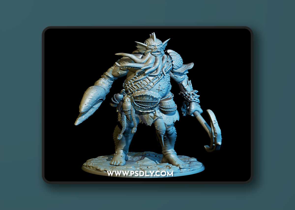 Zombie Sea Giant – 3D Print Model