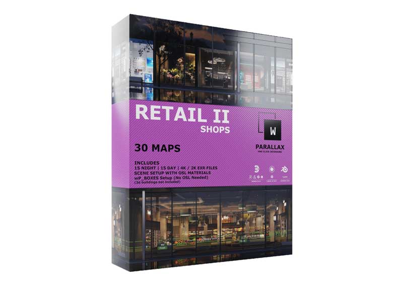 wParallax Retail 2 OSLshader & Maps