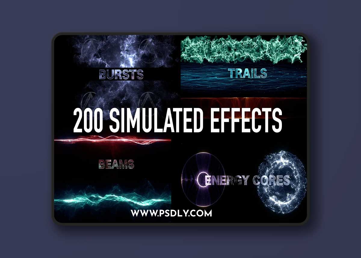 200 FX Alpha VFX Asset Library