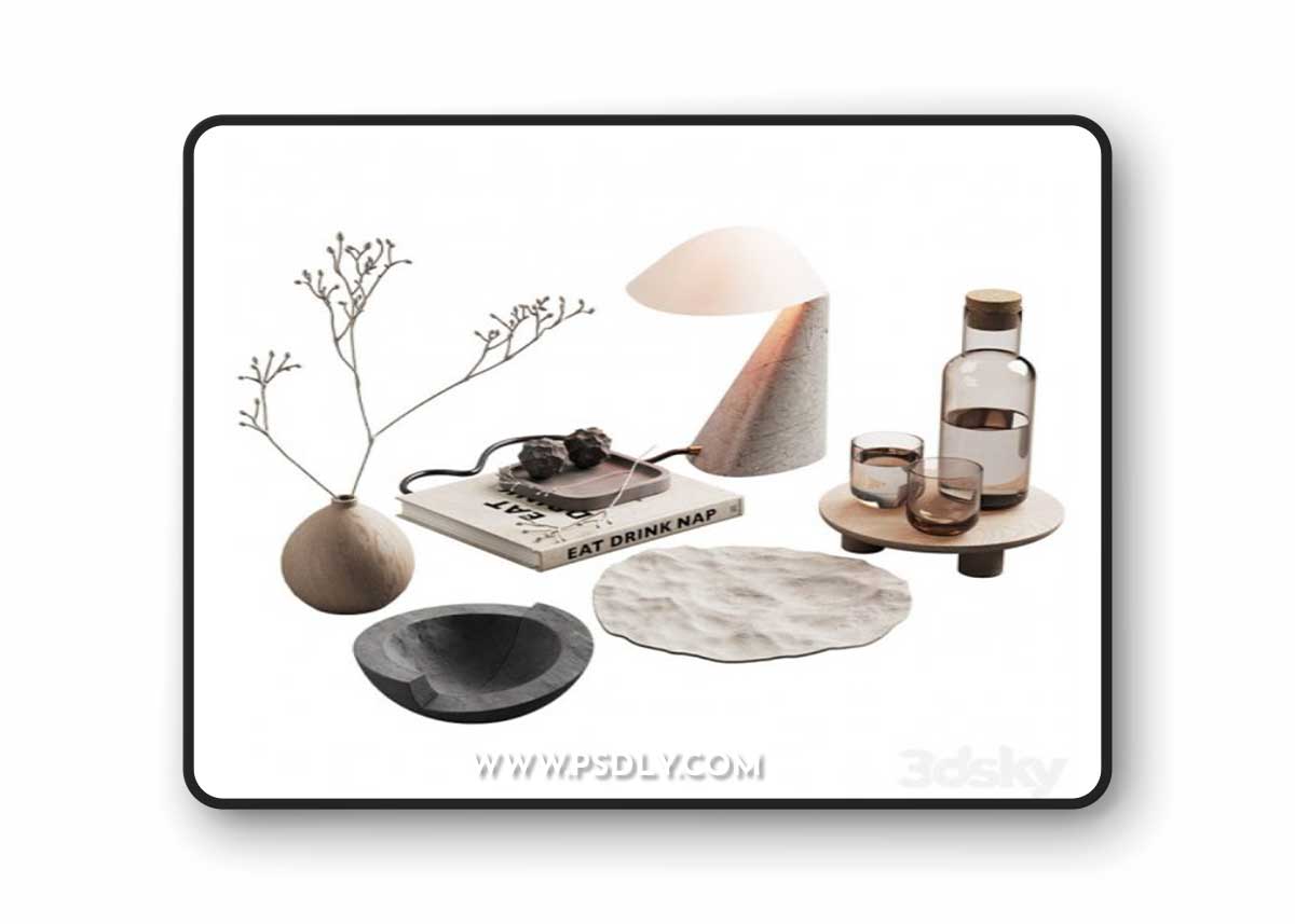 371 decorative set 039 japandi accessories kit 01