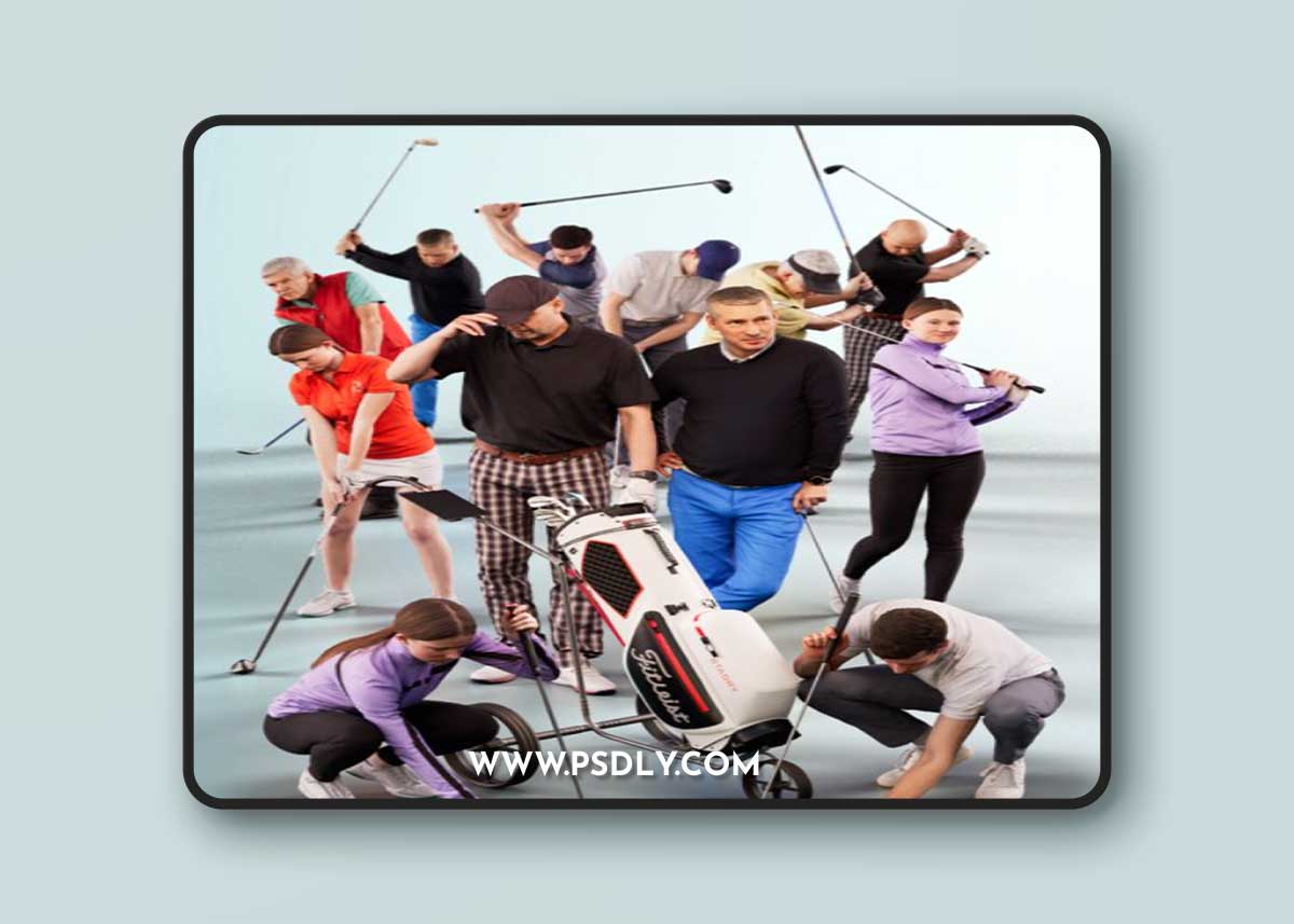 3dpeople - 1026 Golf Bundle