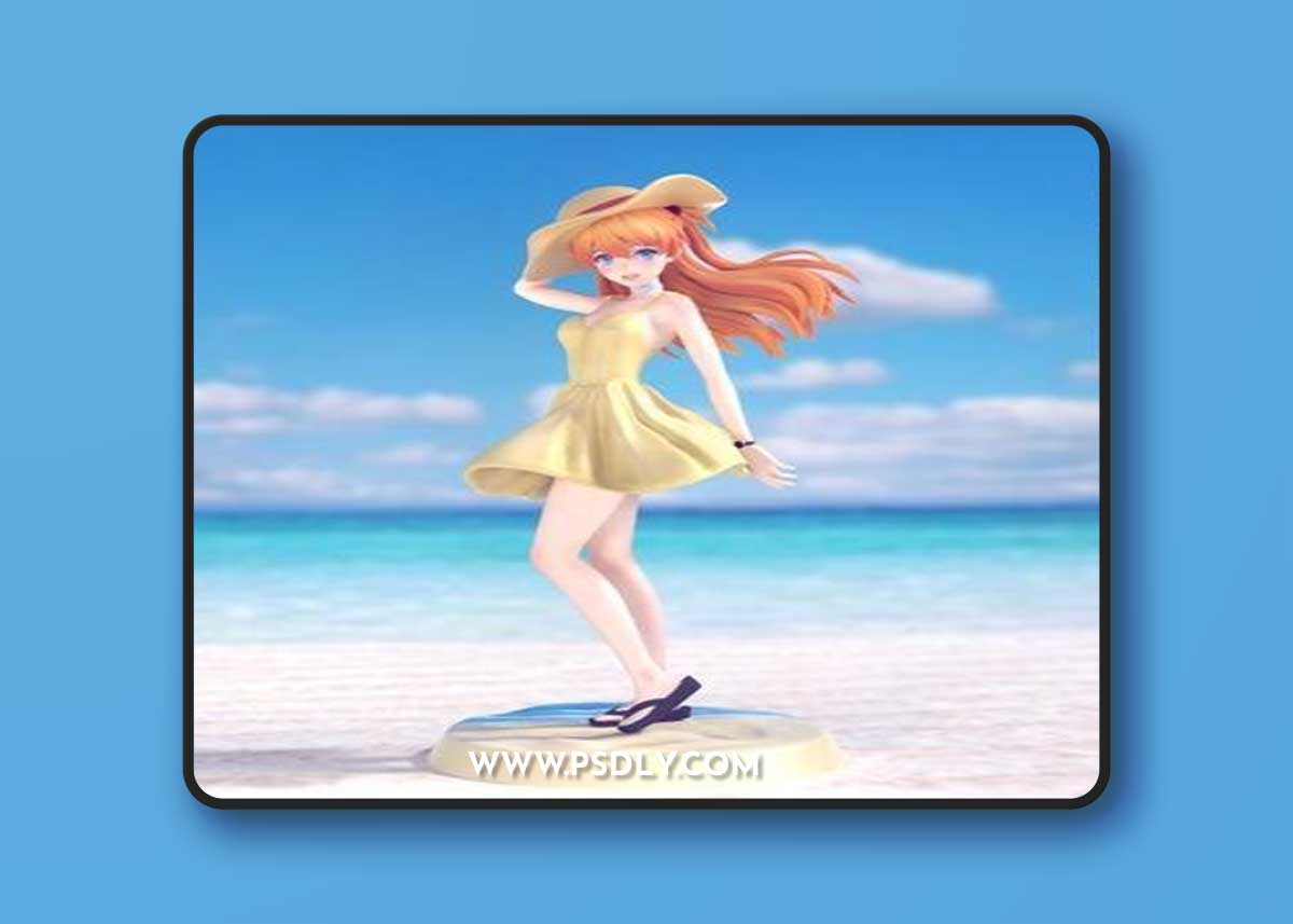 Asuka-Rei Summer Dress (Eva) – 3D Print Model