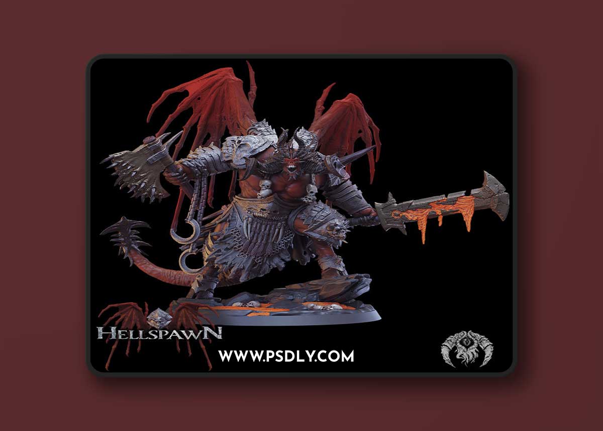 Bestiarum Miniatures - Pit Lord – 3D Print Model