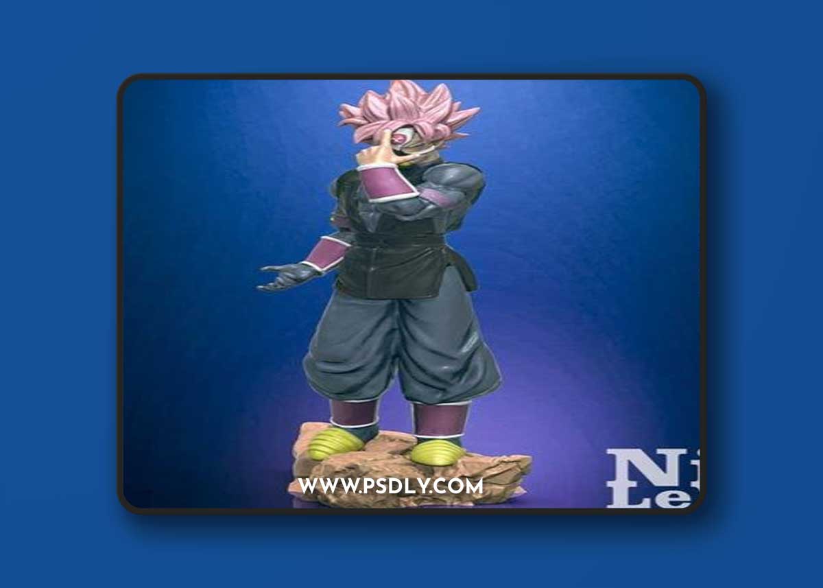 Black Son Goku Super Saiyan Rose Dragon Ball – 3D Print Model