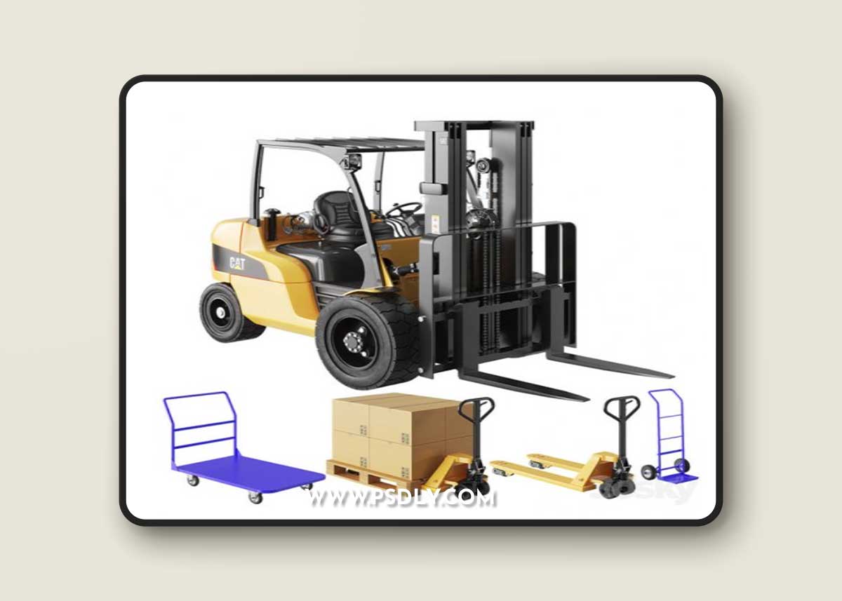 CAT Forklift, Manual Loader and Warehouse Carts Kit
