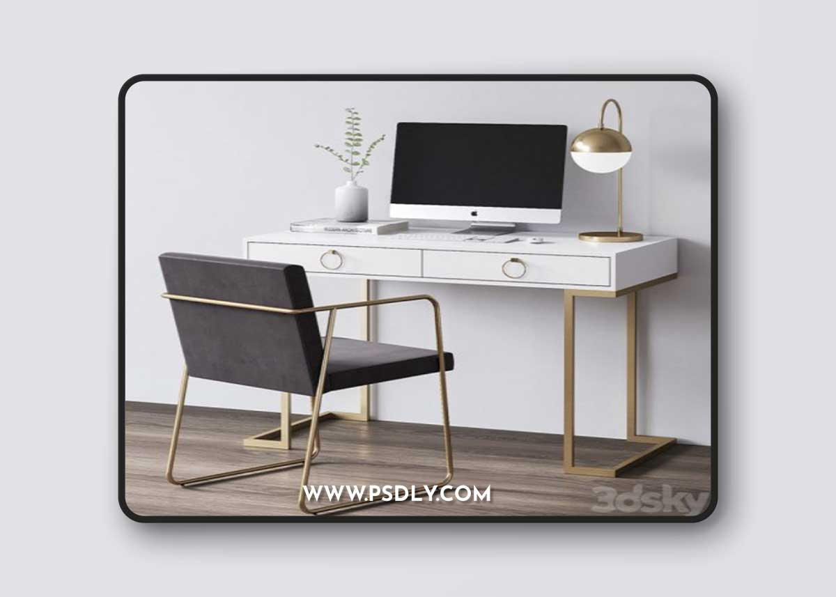 CB2-&-Nathan-James-Office-Furniture-set
