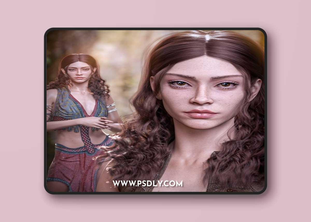 CJ Fawn For Genesis 9 3D Model