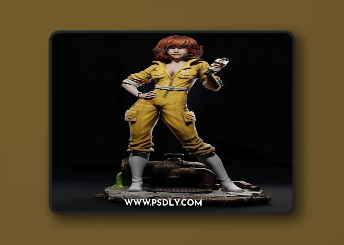 Ca 3d Studios - April o Neil – 3D Print Model