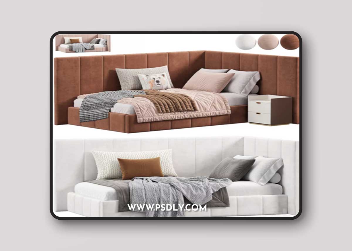 Corner bed Dandy kids by sensorsleep