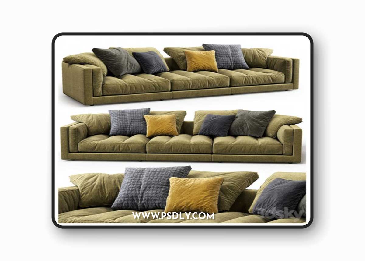 Flexform Sofa Lucien 3D Model