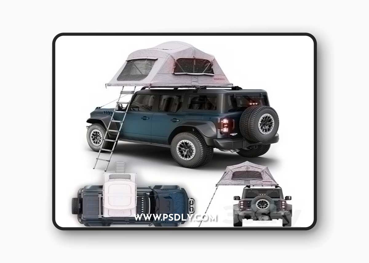 Ford Bronco Raptor rooftop tent