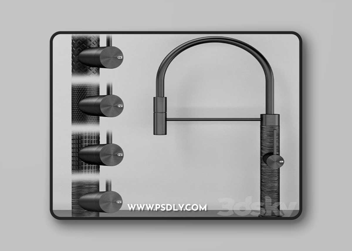 Gessi 316 Collection Kitchen Faucet Set