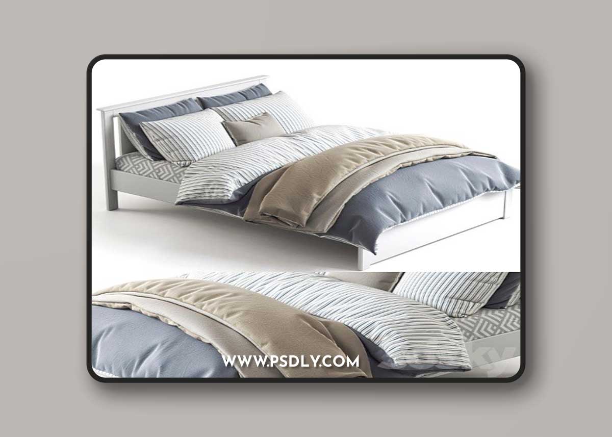 Ikea Songesand Bed 3D Model