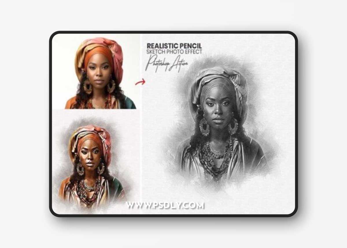 Instant Sketch Pro Photoshop Action