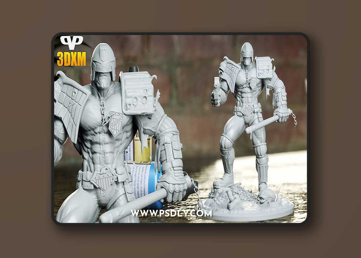 Judge Dredd – 3D Print Model