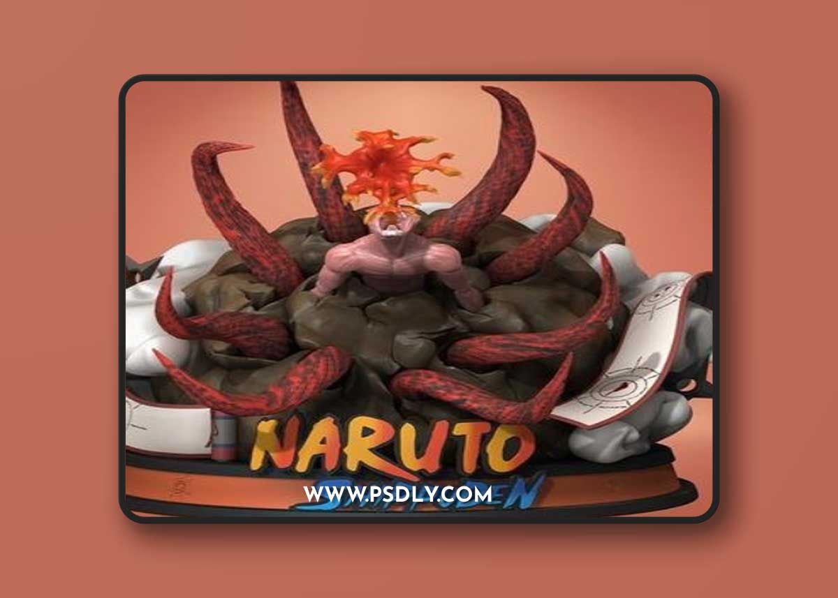 Kurama Kyuubi 8 Tails Naruto – 3D Print Model