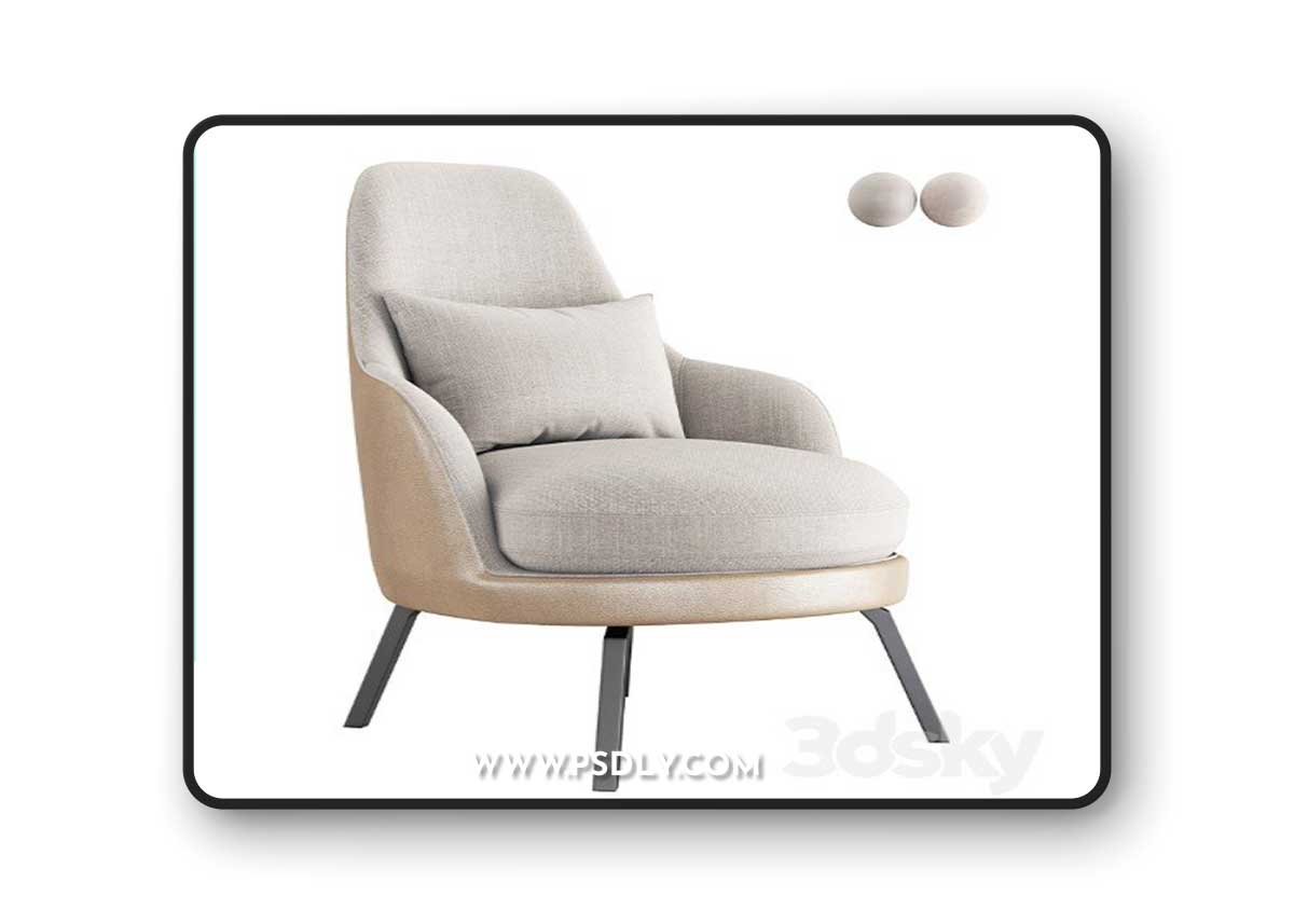 Le Comfort Air armchair 3D Model