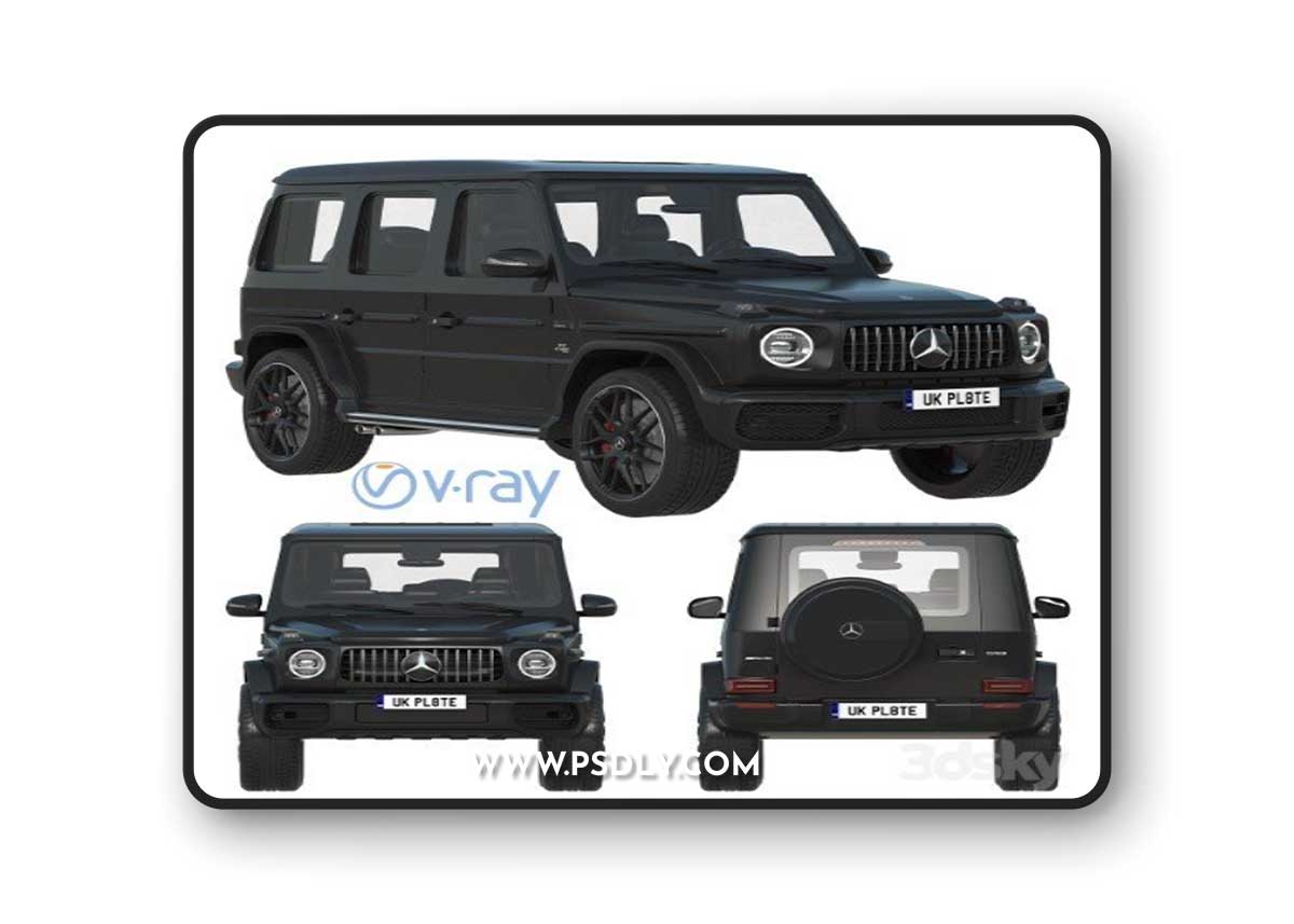 Mercedes-Benz AMG G63 2020 3D Model