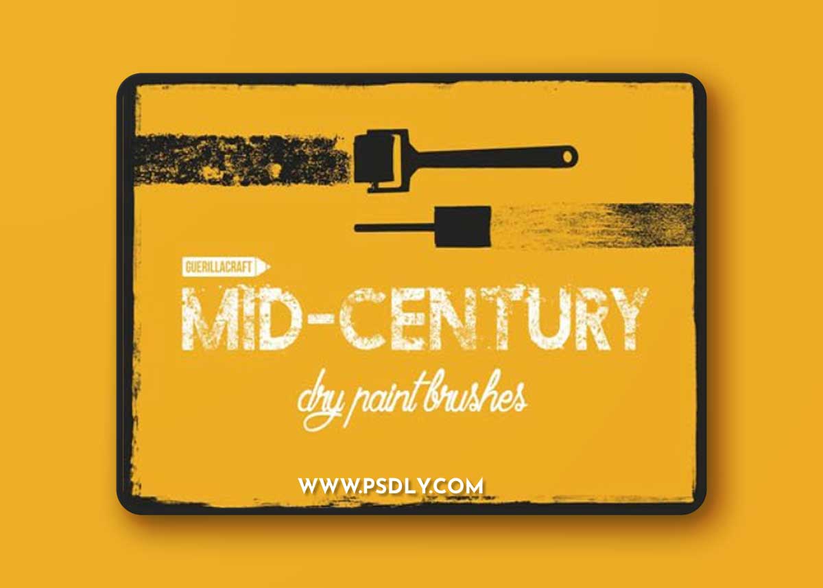 Mid Century Brushes for Illustrator