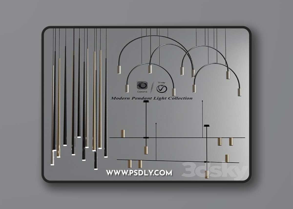Modern pendant light collection