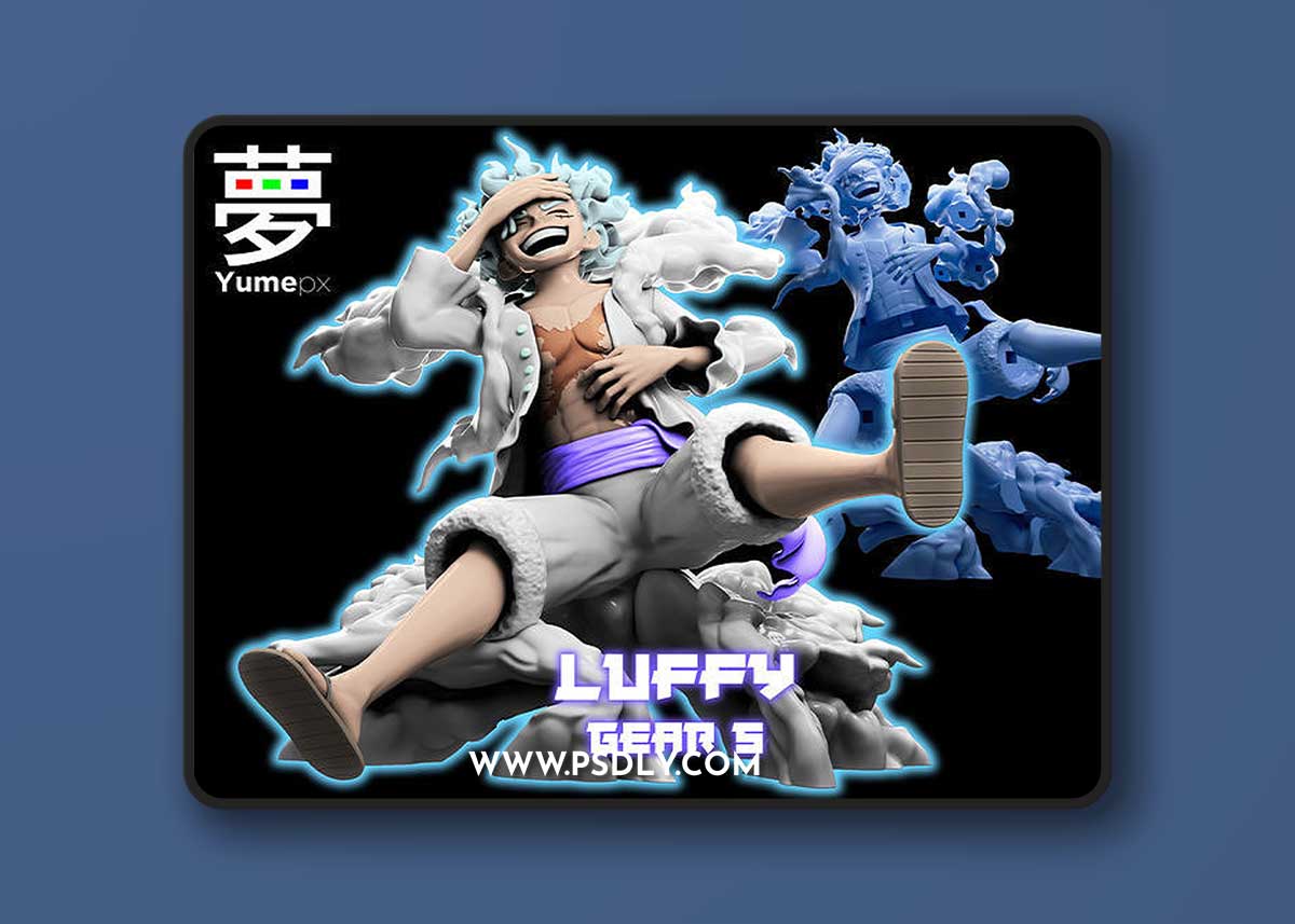 Monkey D Luffy Gear 5 - One Piece – 3D Print Model