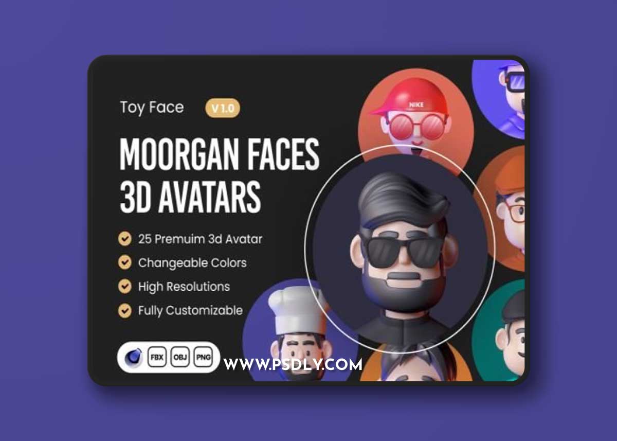 Moorgan 3D Avatar (v1.0) Ui8.net