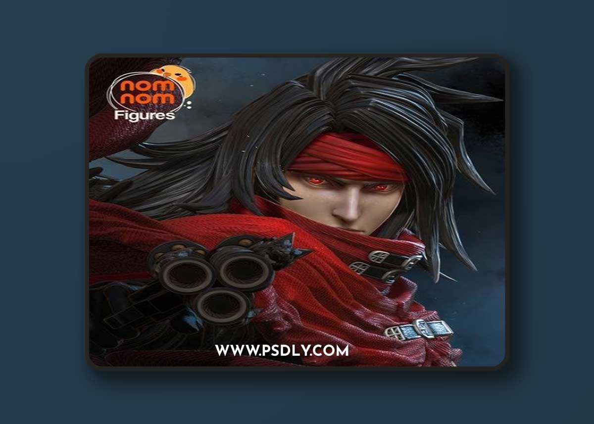 Nomnom Figures - Vincent Valentine from Final Fantasy VII – 3D Print Model