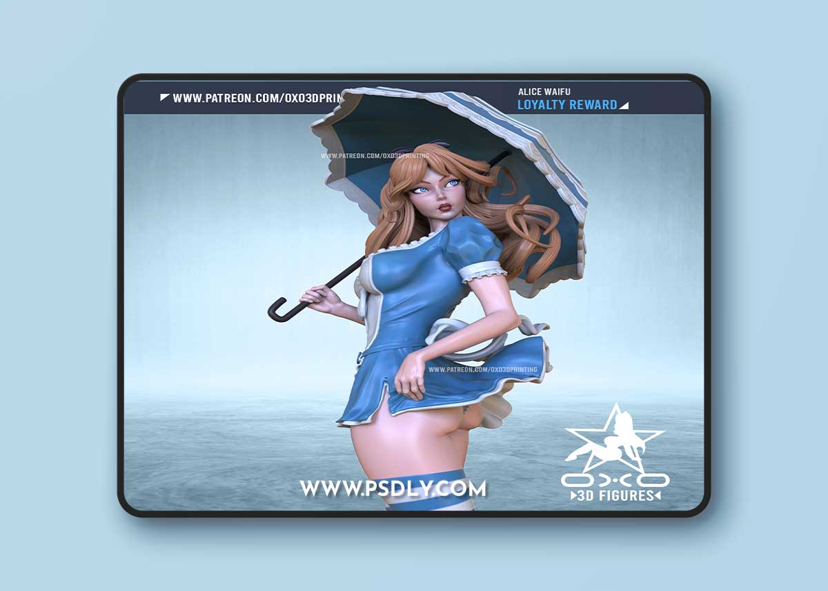 OXO3D - Alice Waifu – 3D Print Model