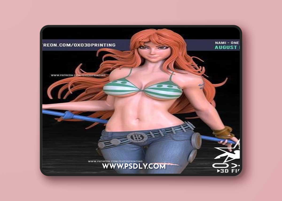 OXO3D - Nami from One Piece – 3D Print Model