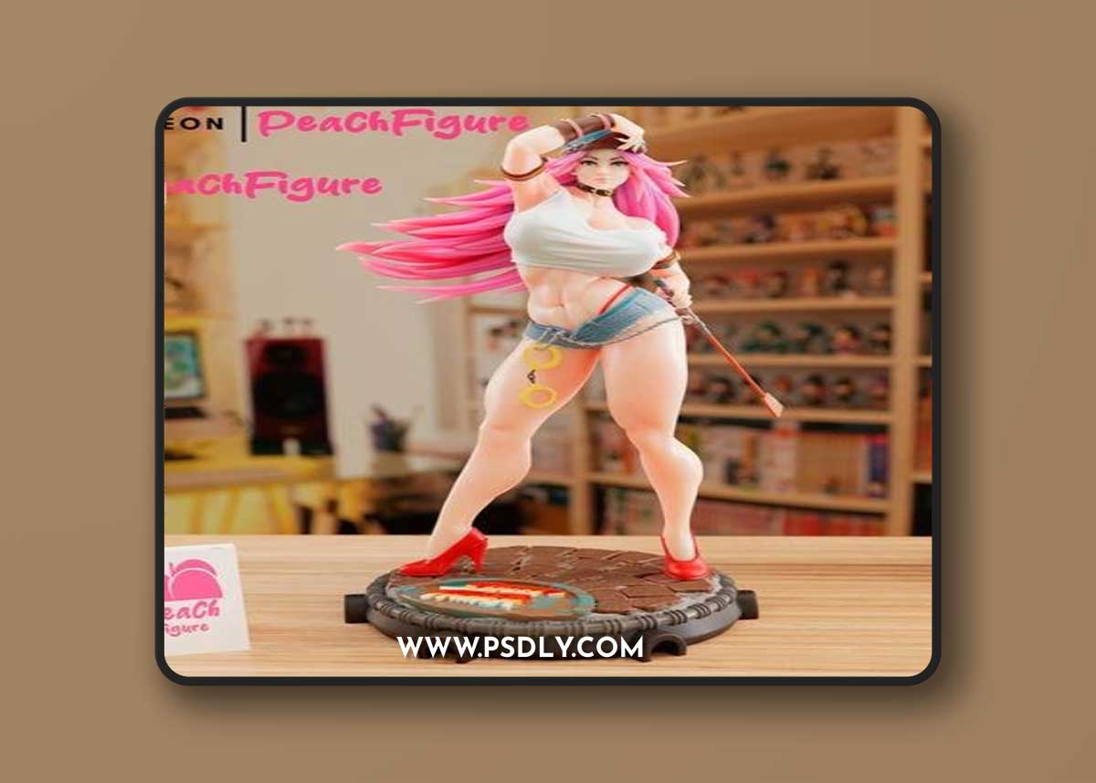 Peach Figure - Poison Street Fighter – 3D Print Model