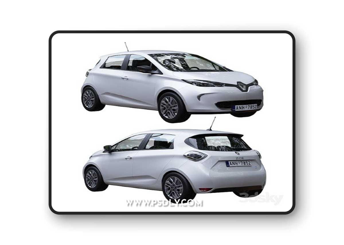 Renault Zoe 2013 3D Model