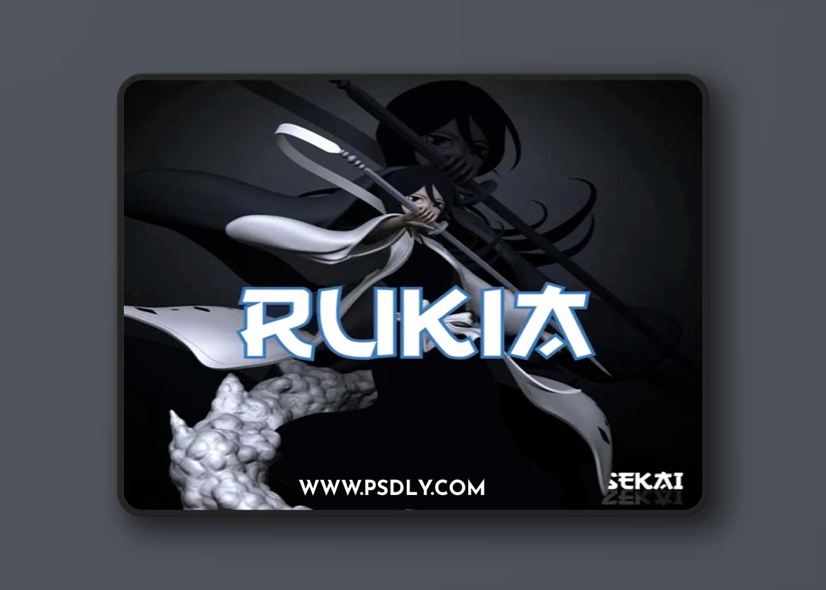 Sekai - Rukia Sculpture and Bust – 3D Print Model