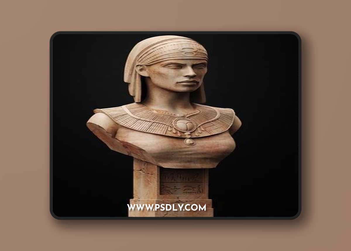 Seshat Bust – 3D Print Model