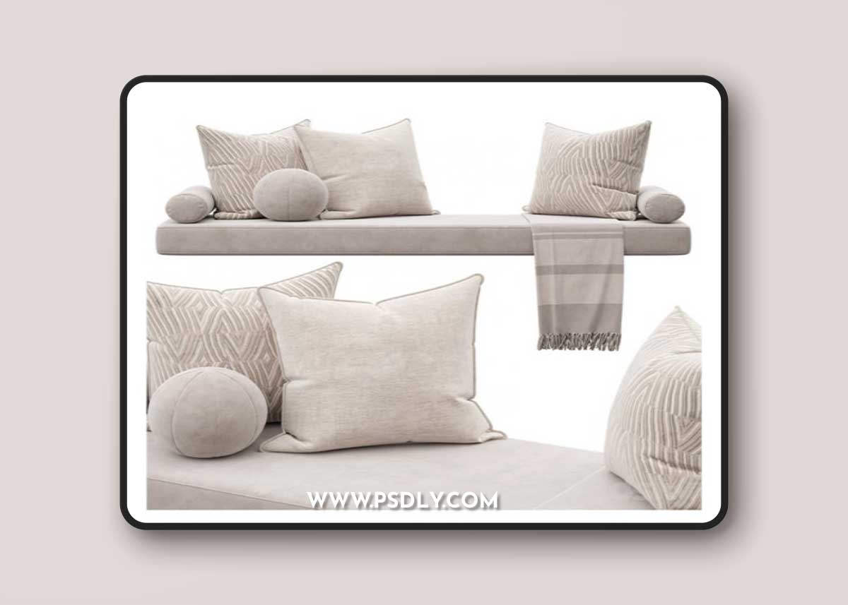 Set of decorative pillows 006