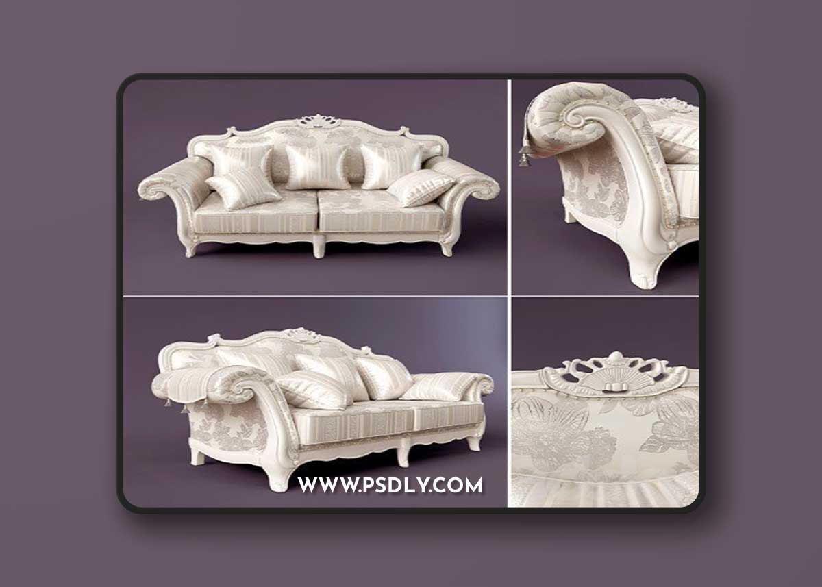 Sofa Bolero LM 95 - 50 3D Model