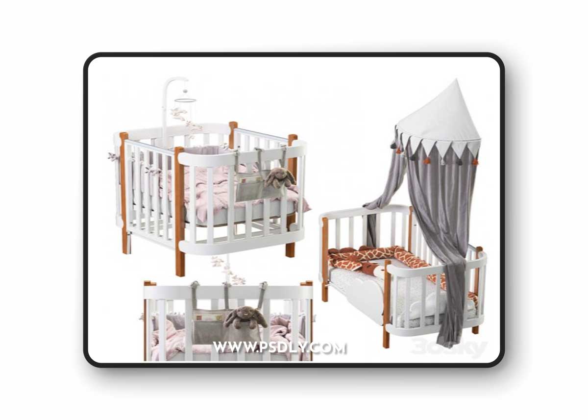 Transforming bed MOMMY LUX happy baby