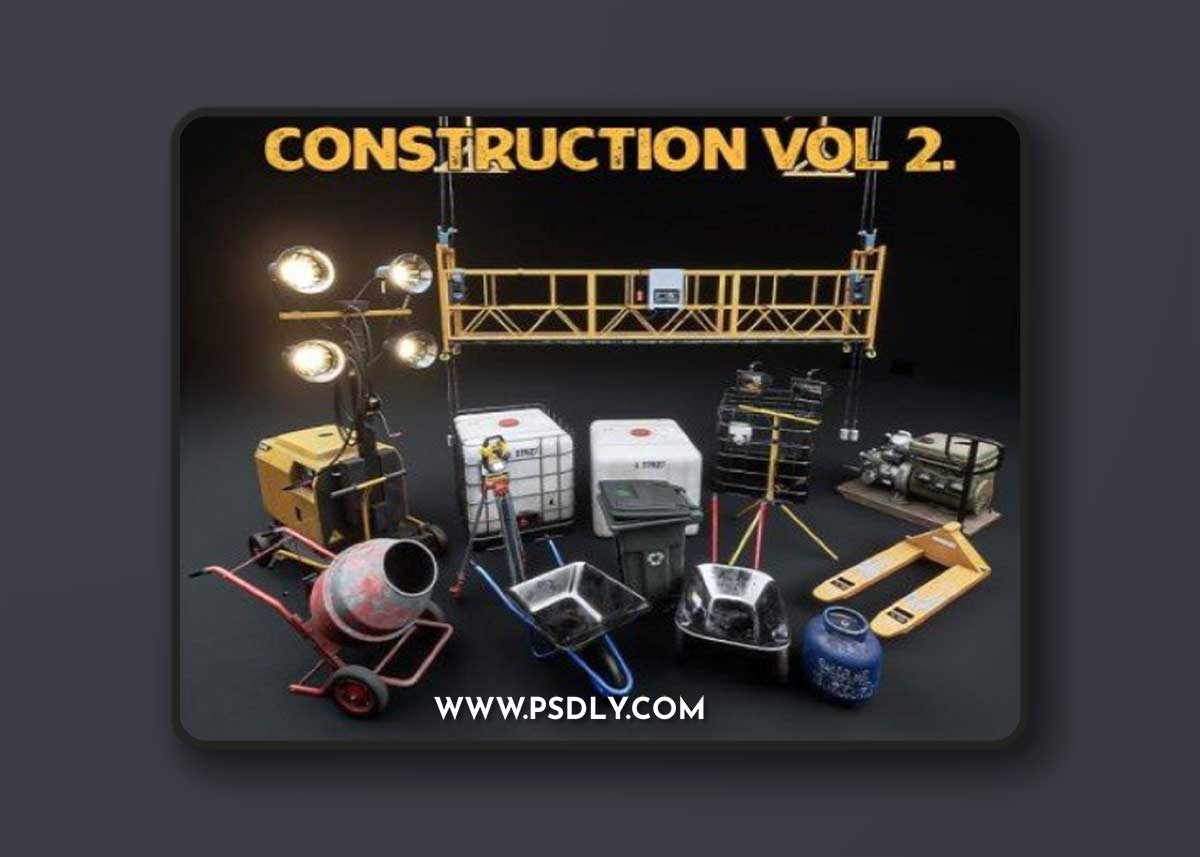 Unreal Engine - Construction Props - Vol 2