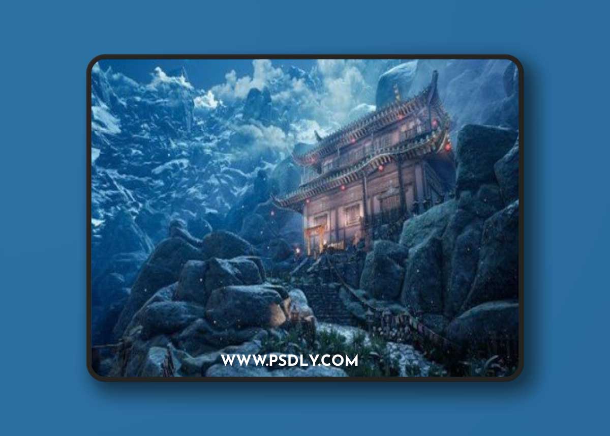 Unreal Engine - Mountain Temple Modular Kit