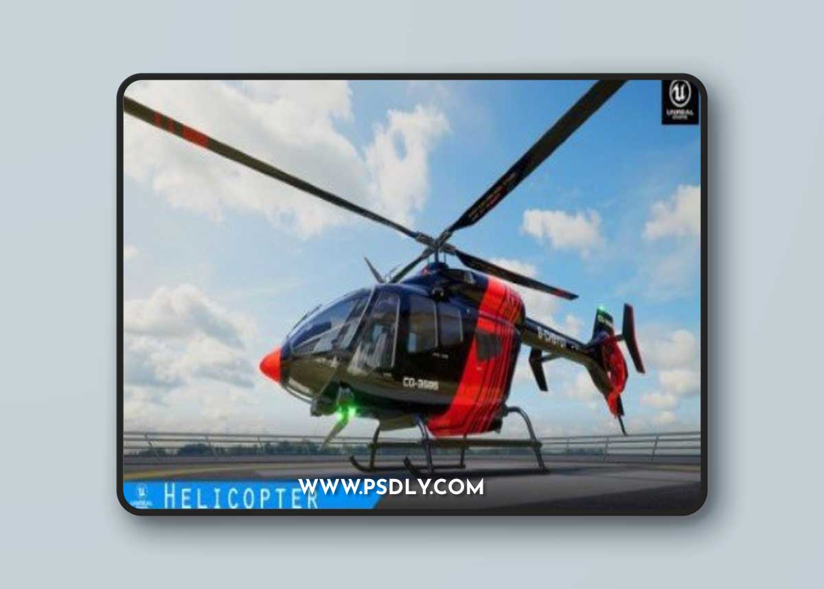 Unreal Engine - Photorealistic Helicopter